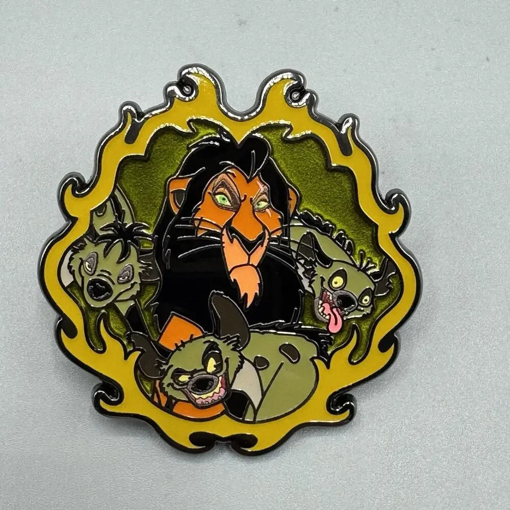 Disney Villains & Sidekicks Blind Pins New Open Box- SCAR SHENZI BANZAI & ED